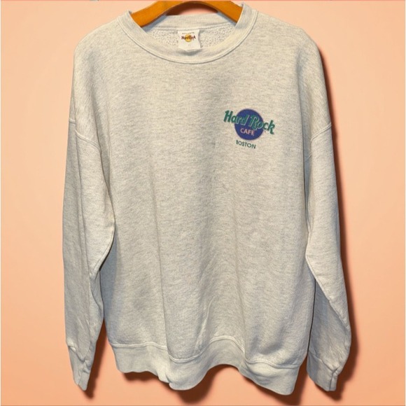 Hard Rock Cafe Other - Vintage 90s Hard Rock Cafe Boston "Rock N Roll" Sweatshirt Mens XL VTG World Y2K